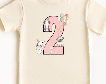 Toddler Dog 2nd Birthday Shirt, Second Birthday Pawty Tee, Puppy Party T-Shirt, 2 Let The Dogs Out, Bad TWO The Bone