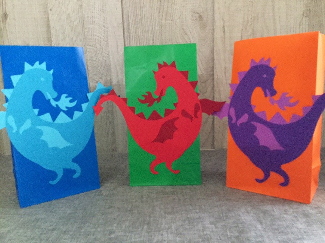 Cute Dragon Goody Bags Etsy