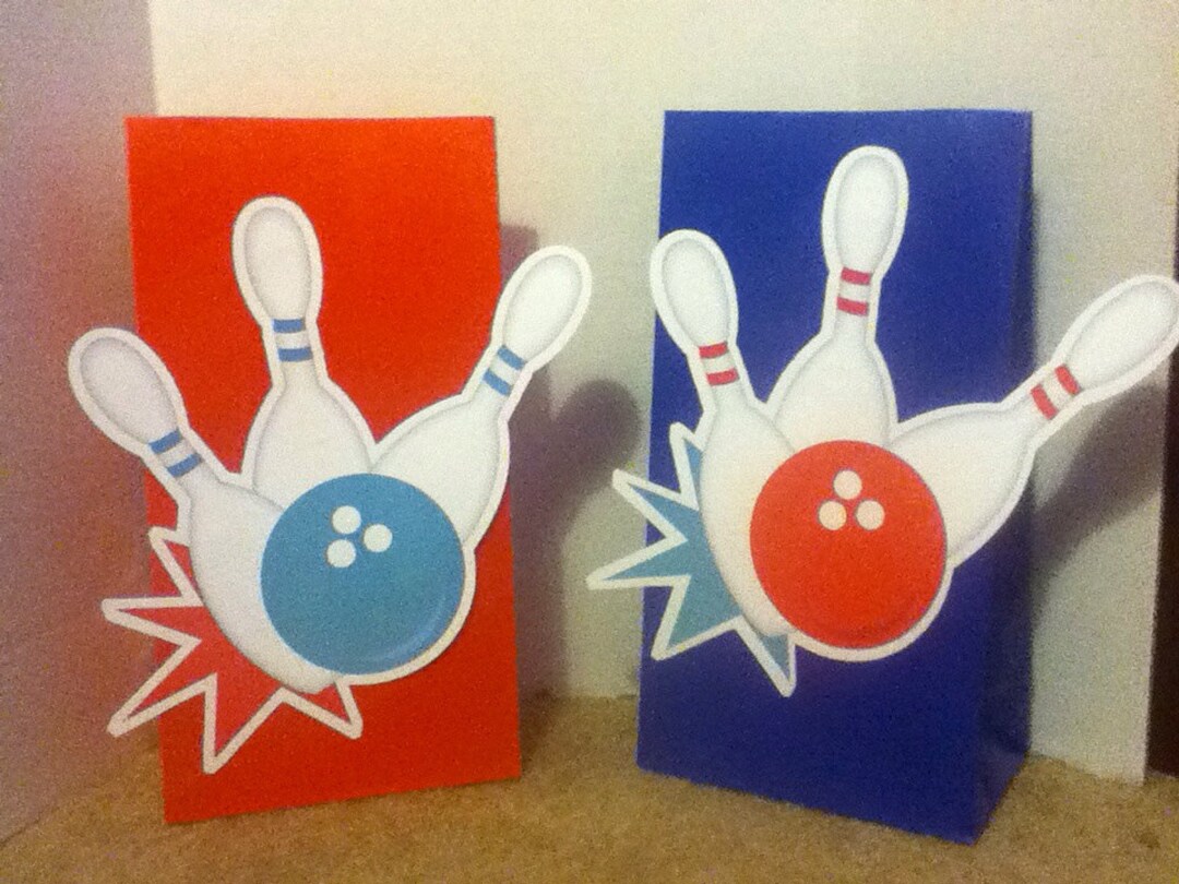 Cute Bowling Goody Bags Etsy