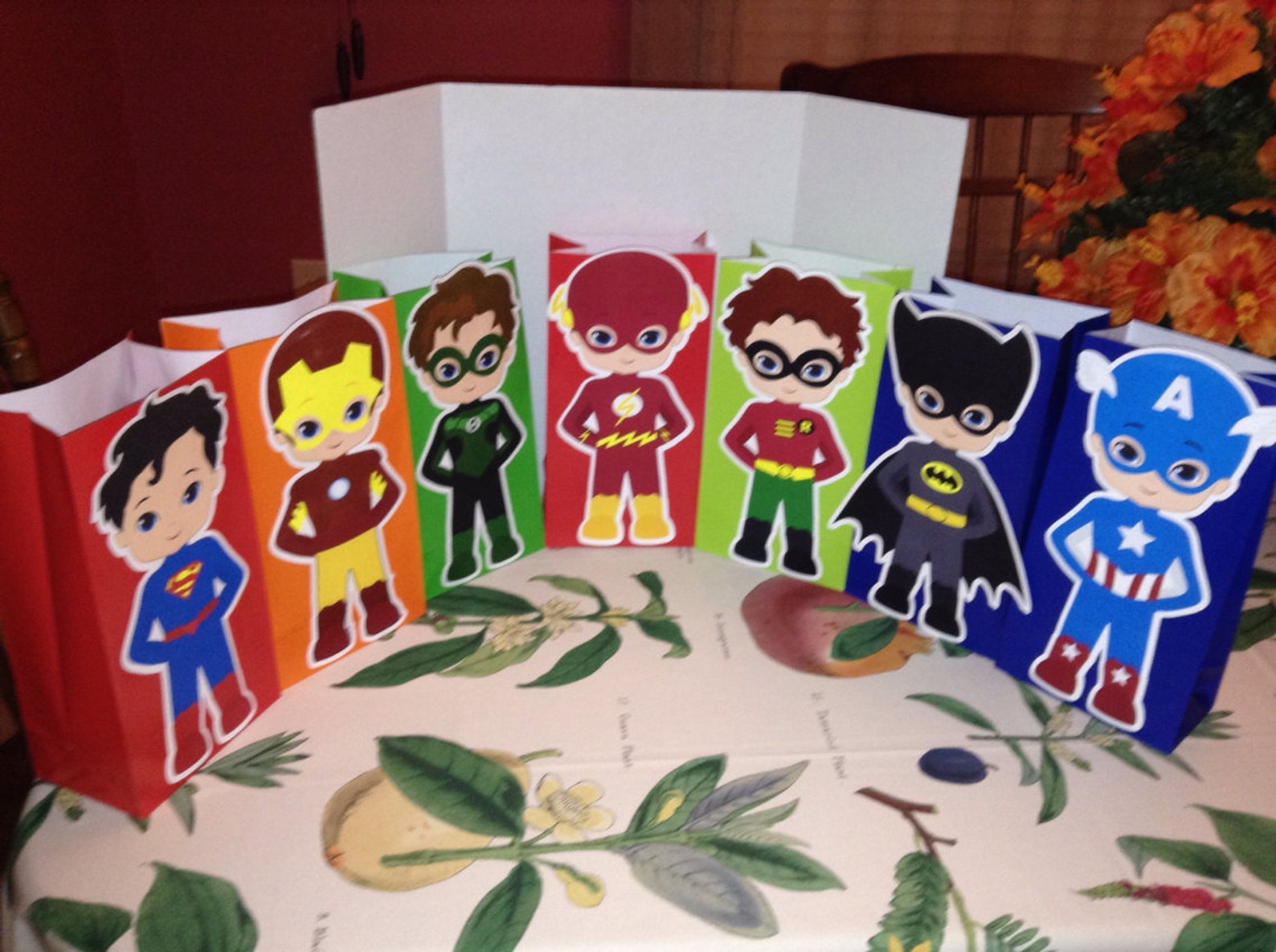 Superhero Party Goody Bags 6 Etsy
