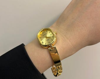 ヴィンテージ 1990年代 ロンジン レディース クォーツ ゴールドトーン