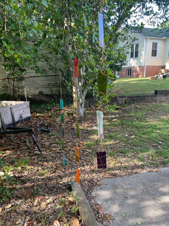 Stained Rain Chain Etsy