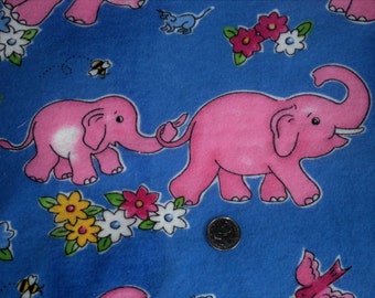 Lange doux, éléphants roses et fleurs, couverture pour bébé en flanelle douce, cadeau pour bébé fille, cadeau nouvelle maman