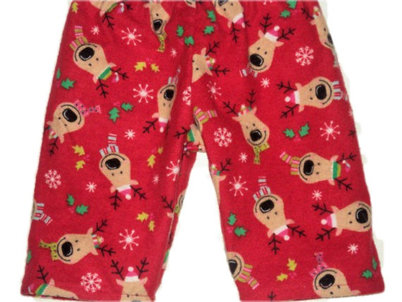 In Fashion Kids Girls Holiday Reindeer Fleece Pajama Pants