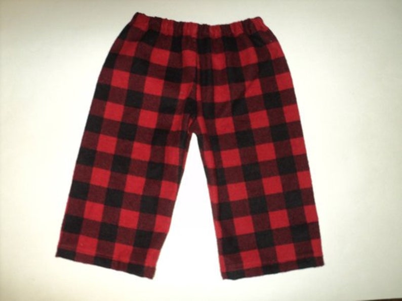 Buffalo Plaid Childrens Pj Pants Christmas Pajama Pants Kids | Etsy