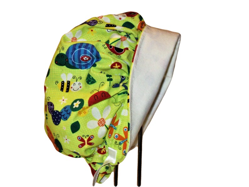 Garden Friends and Ladybugs Wide Brim Summer Hat Baby Sun Hat Toddler Hat Newborn Hat Baby Girl Sun Bonnet Baby Clothes Baby Bonnet