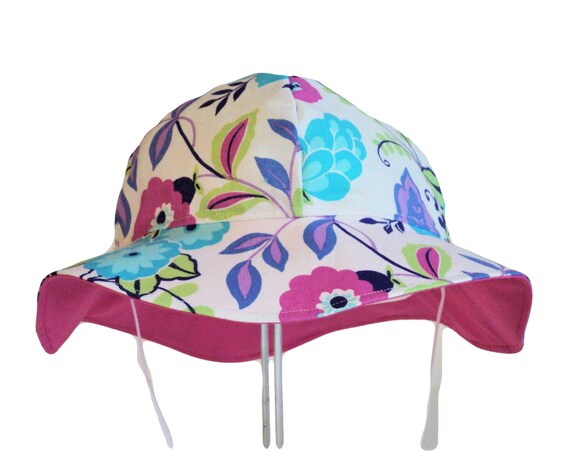 Baby Sun Hat Summer Bucket Wide Brim Floppy Bush Hats Boys Girls Toddler 0-4 Yrs