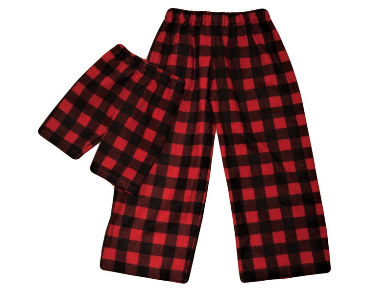 Buffalo Plaid Childrens Pj Pants Christmas Pajama Pants Kids | Etsy