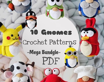 Patrones de crochet Amigurumi / Conjunto / Colección