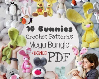 Patrones de crochet Amigurumi / Conjunto / Colección