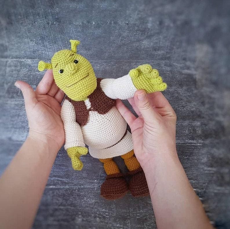 Amigurumi Crochet Pattern: Shrek PDF - Etsy Canada