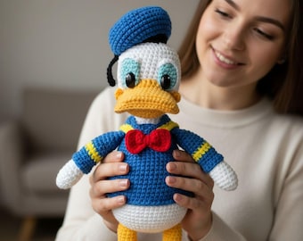 Schema all'uncinetto per amigurumi: anatra