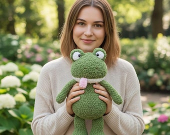 Patrón de crochet amigurumi: Rana PDF
