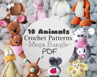 Patrones de crochet Amigurumi / Conjunto / Colección
