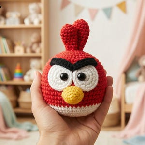 Patrón de crochet Amigurumi: Pájaro PDF