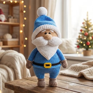 Amigurumi-haakpatroon: kerstman pdf