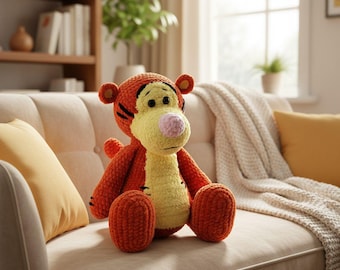 Patrón de crochet amigurumi: tigre PDF