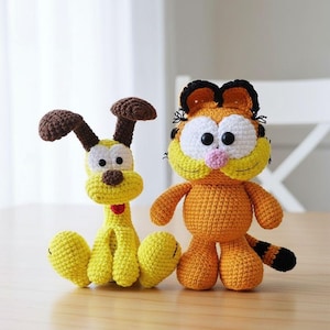 Amigurumi crochet patterns: Seth Cat and Dog