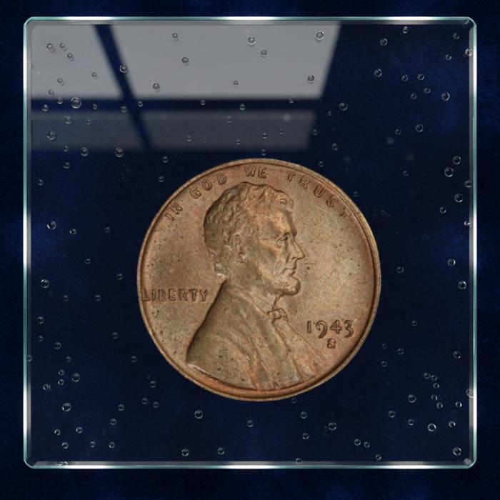 1943 copper penny - Etsy 日本