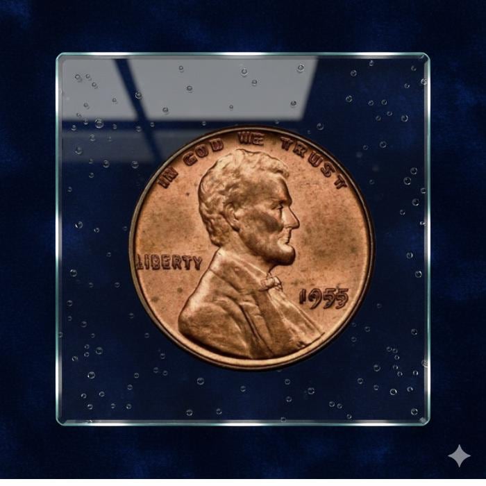 1955 double die penny - Etsy 日本