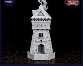 3D Printed Ranger Dice Tower: Paint Ready RPG Accessory