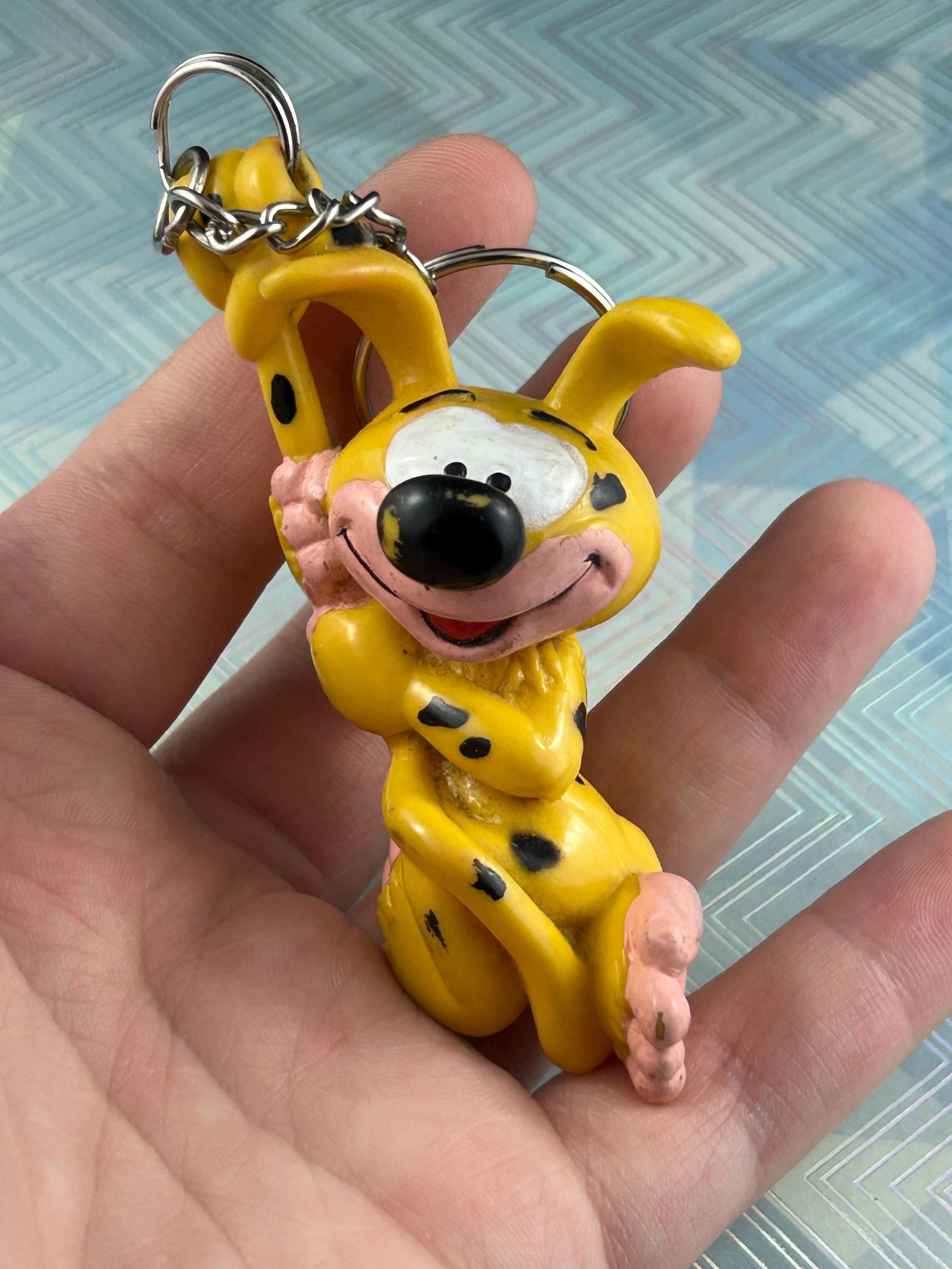 Vintage Marsupilami Keychain Applause Brand 1990s Cartoon Character Key ...