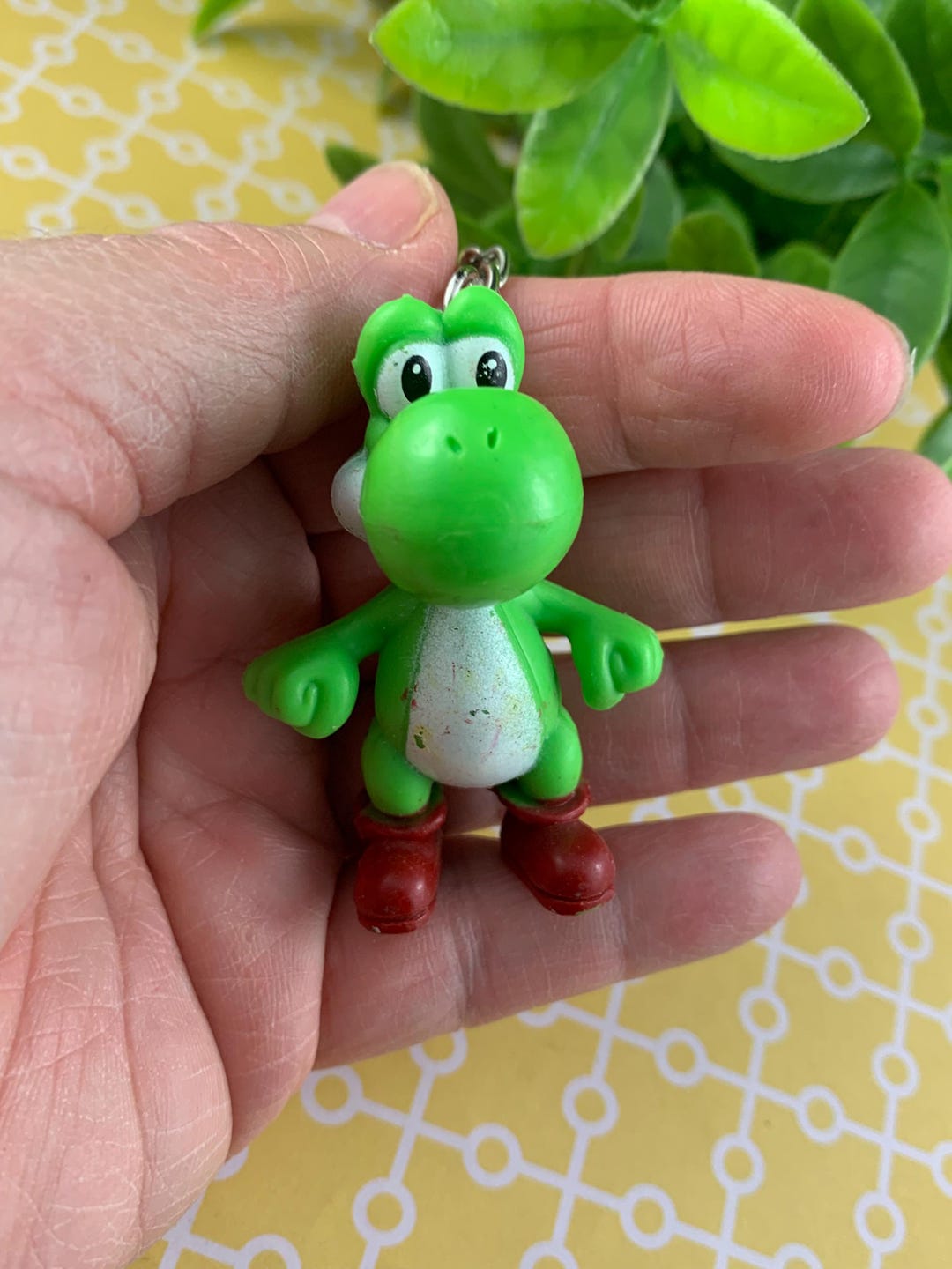 Yoshi Keychain Nintendo Super Mario Character Toy Key Ring Bag Charm - Etsy