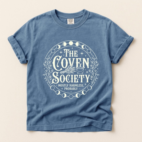 LitRPG Coven Shirt, Witchy Reader Tee, The Coven Society Graphic, Fantasy Reader Gift