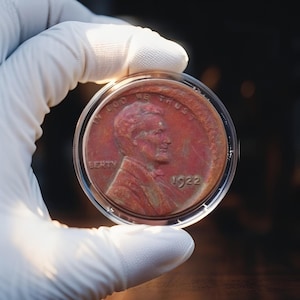 1922 Lincoln Wheat Penny Error Sällsynt amerikanskt samlarmynt