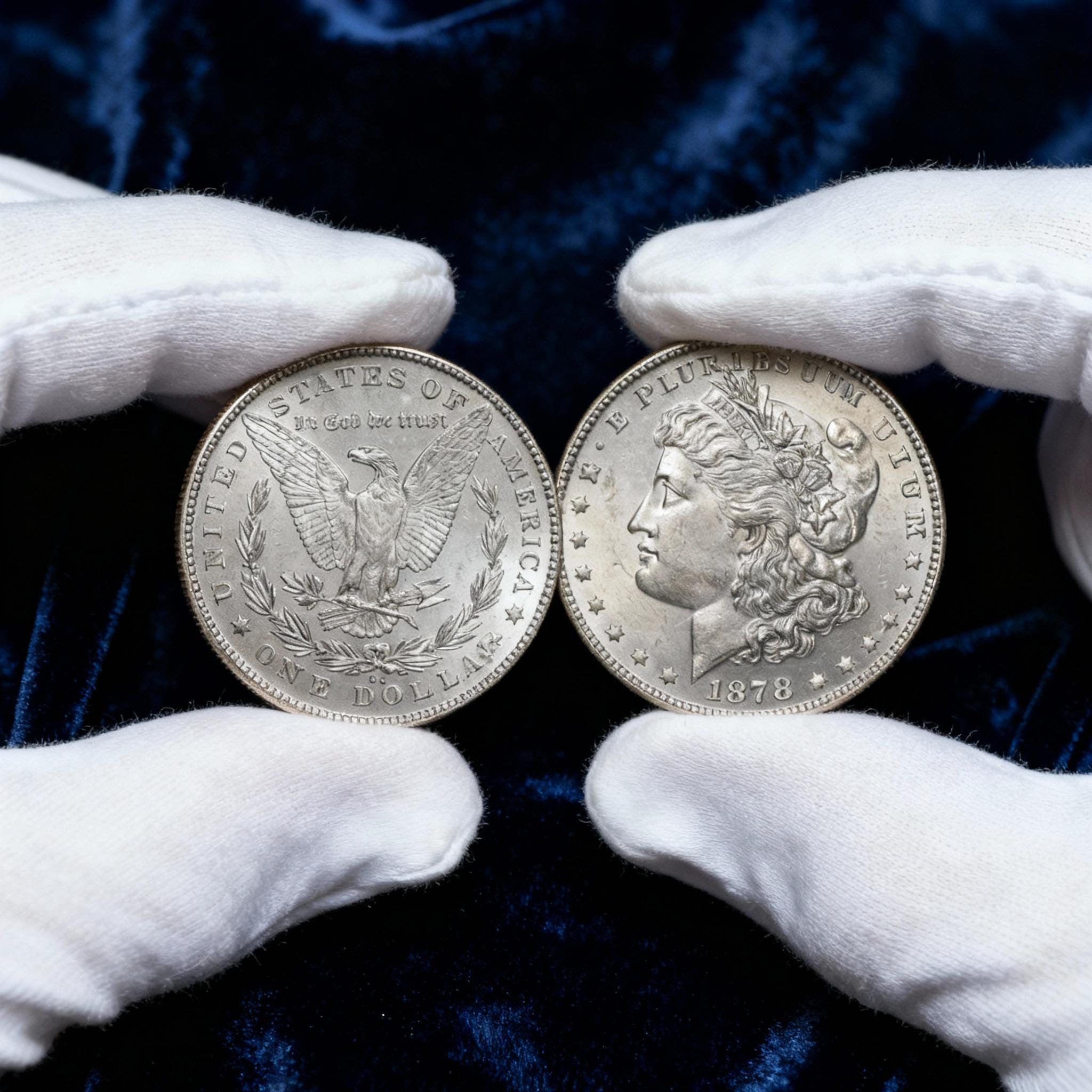 1878 morgan dollar - Etsy 日本