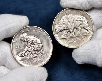 1925 California Diamond Jubilee Half Dollar Coin | Rare US Silver Collector Gift Souvenir