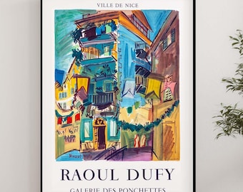 ラウル・デュフィ ヴィンテージ プリント 1958 | 「バイオリンのある