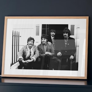 The BEATLES Poster Printable Wall Art | Sargent Peppers’ Era Photo Portrait | Beatles Gifts Digital Download | PH14