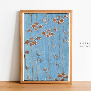 Watanabe Seitei Print | Printable Wall Art Botanical | Asian Art, Japanese Print | Woodblock Print | JP7