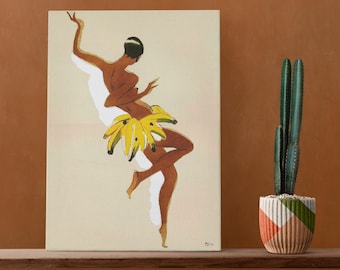 JOSEPHINE BAKER Art Print By Paul Collin | Printable Wall Art | Iconic Art Deco Poster | VP44