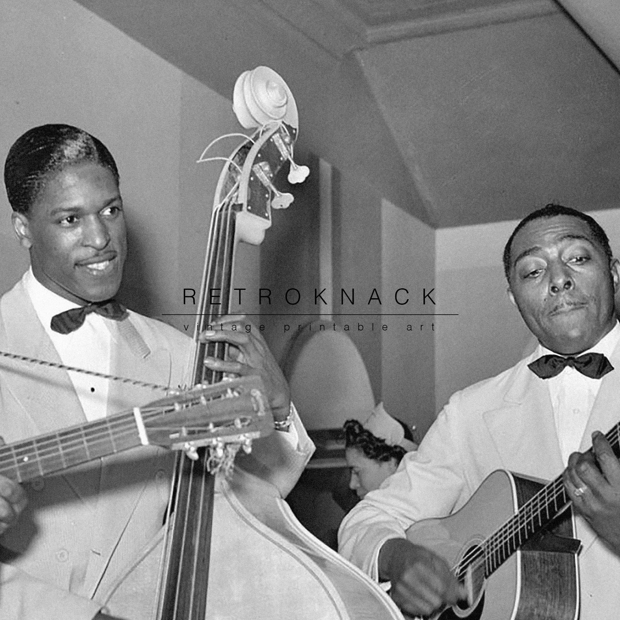 20年代のジャズバンド写真 | 黒人歴史写真 | 音楽ポスター、印刷可能な