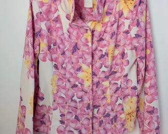 Blazer vintage floreale Christian Lacroix Jeans, giacca anni '90 XS/34