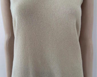 Loro Piana kasjmiervest Italiaanse designer luxe, zacht puur kasjmier maat L