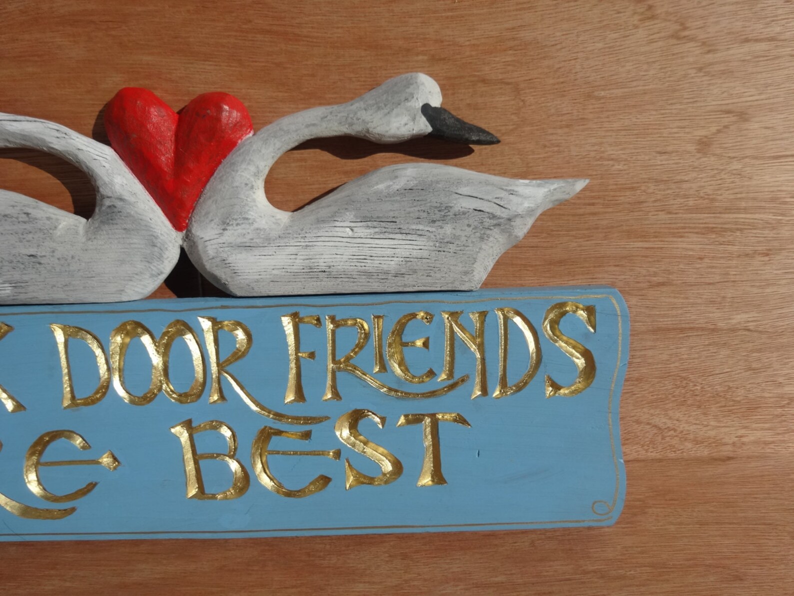 BACK DOOR FRIENDS Are Best Sign Etsy