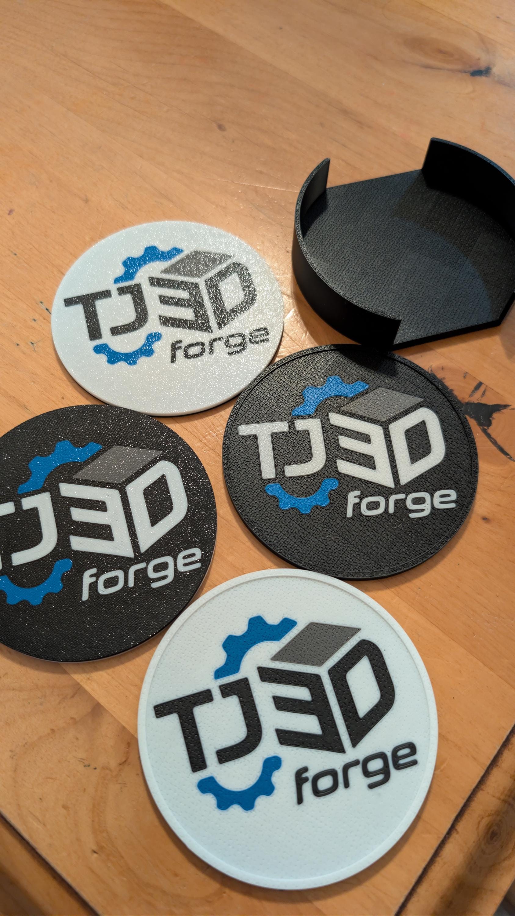 Custom 3D Printed Coasters. Custom Text and Graphics - Etsy