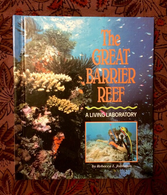 Items similar to Vintage Book The Great Barrier Reef A Living