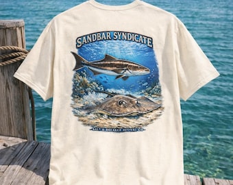 Florida Fishing Shirt | Cobia and Stingray Flats Angler Tee