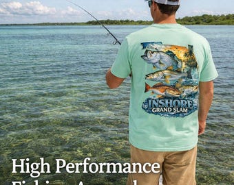 Florida Inshore Grand Slam Fishing Shirt - Saltwater Angler Tee