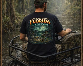 Unisex Soft Style T-Shirt - Outdoors - Gator - Florida T-shirt -