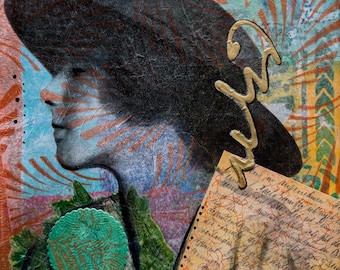 vintage Mary - collage original