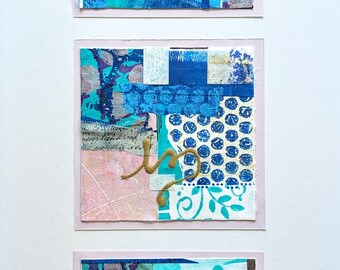 Souvenirs retrouvés - Série de collages originaux