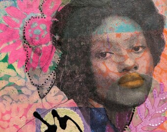 vintage Beulah - collage original