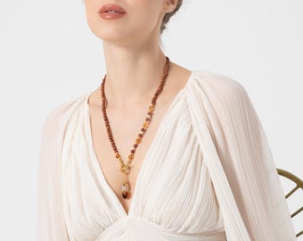 Collier étoile et citrine