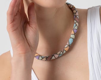 African Pattern Bohemian Necklace
