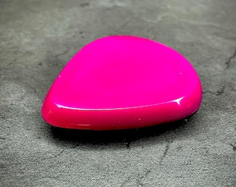 Handcrafted 6mm Ultra Thick Guitar Pick - Bubblegum - Two Ply Boutique Exotic Plectrum